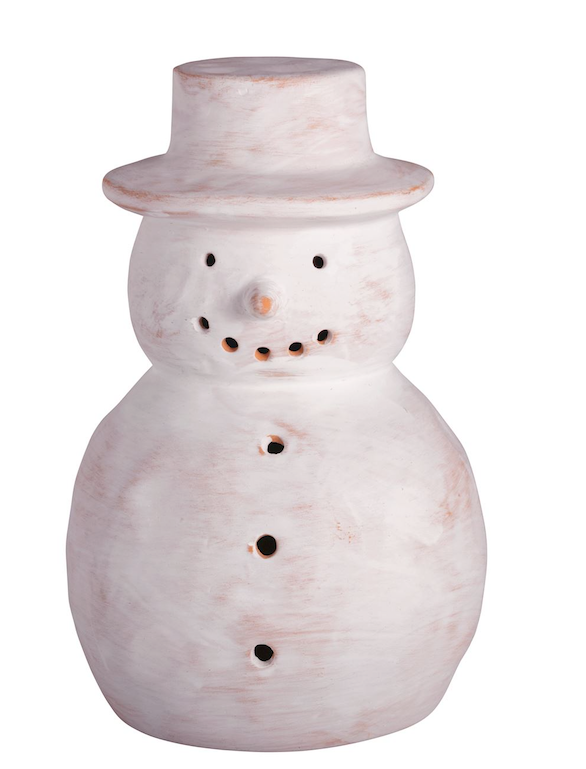Terracotta Snowman