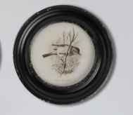 Round Wall Decor Bird
