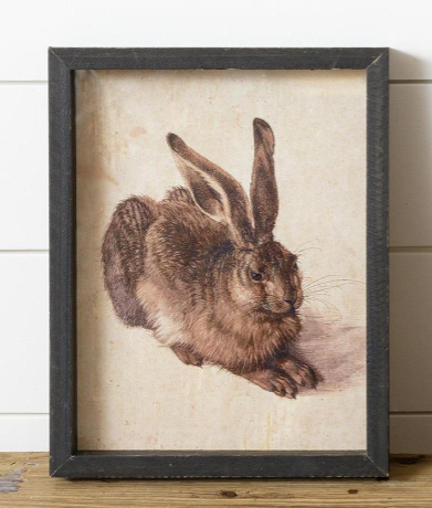 Framed Rabbit Print