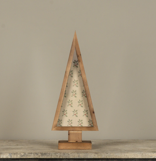 Framed Holly Wallpaper Tree