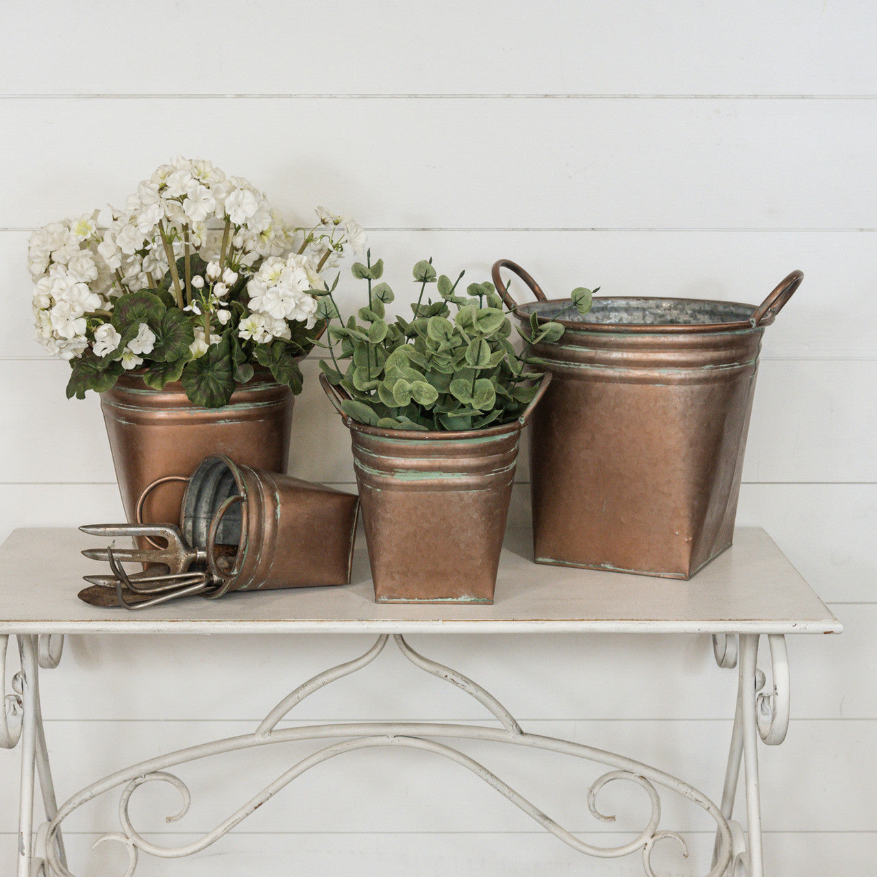 Copper Handled Bucket