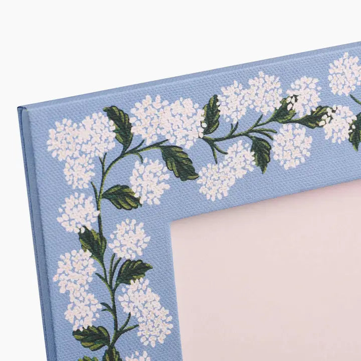 Hydrangea Paper Wrapped Photo Frame