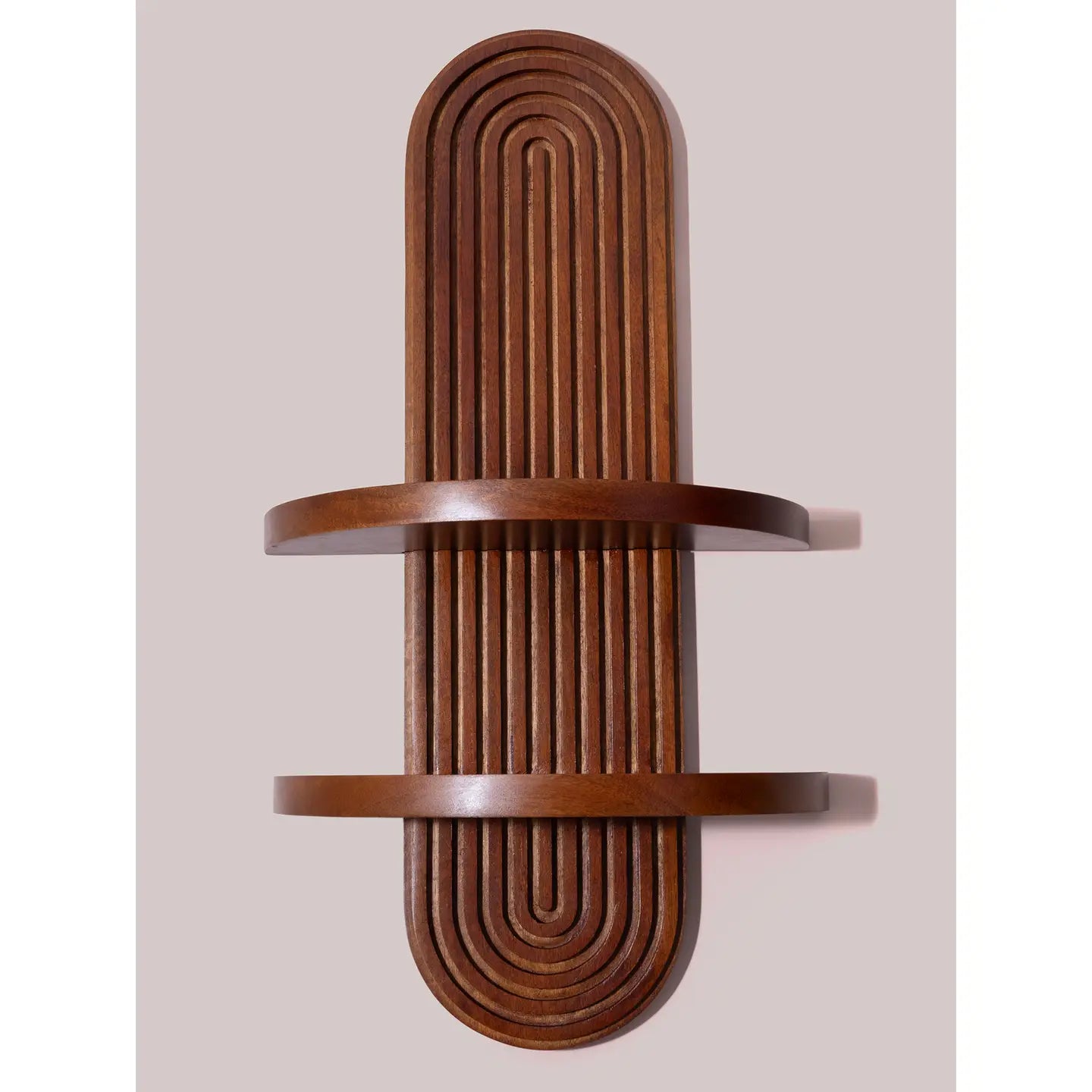 Arched Wood Wall Shelf