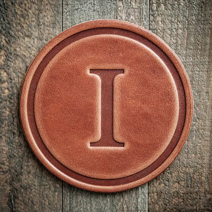 Monogram Leather Coaster