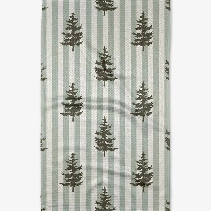Fir Real Geometry Towel