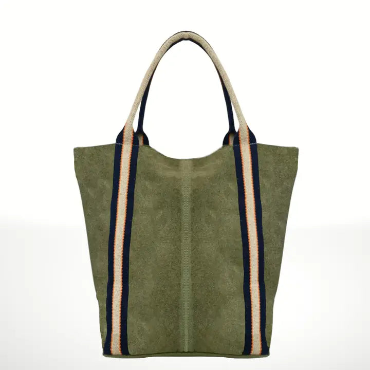 Melody Suede Leather Tote