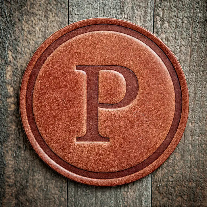 Monogram Leather Coaster