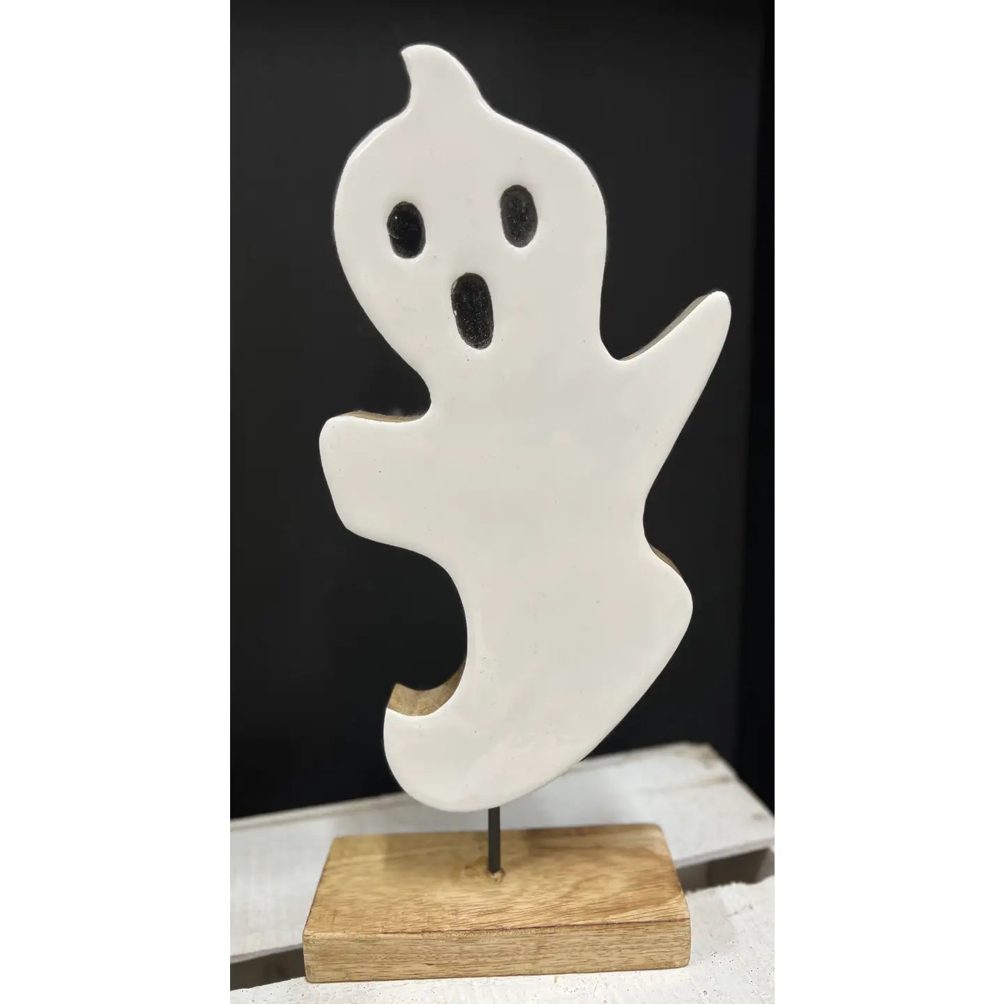6x13 Wood/Enamel Ghost