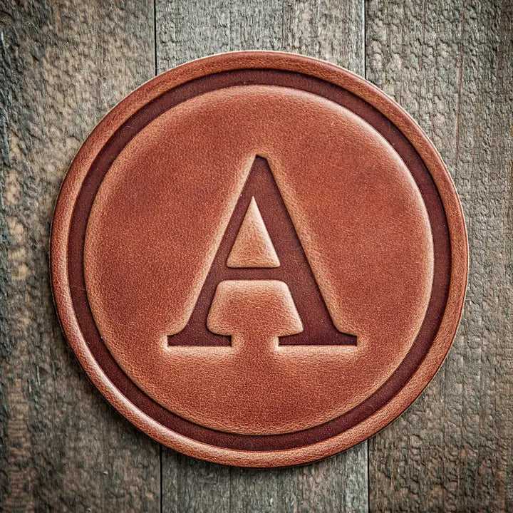 Monogram Leather Coaster