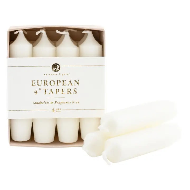 4" Taper Candles 8pk