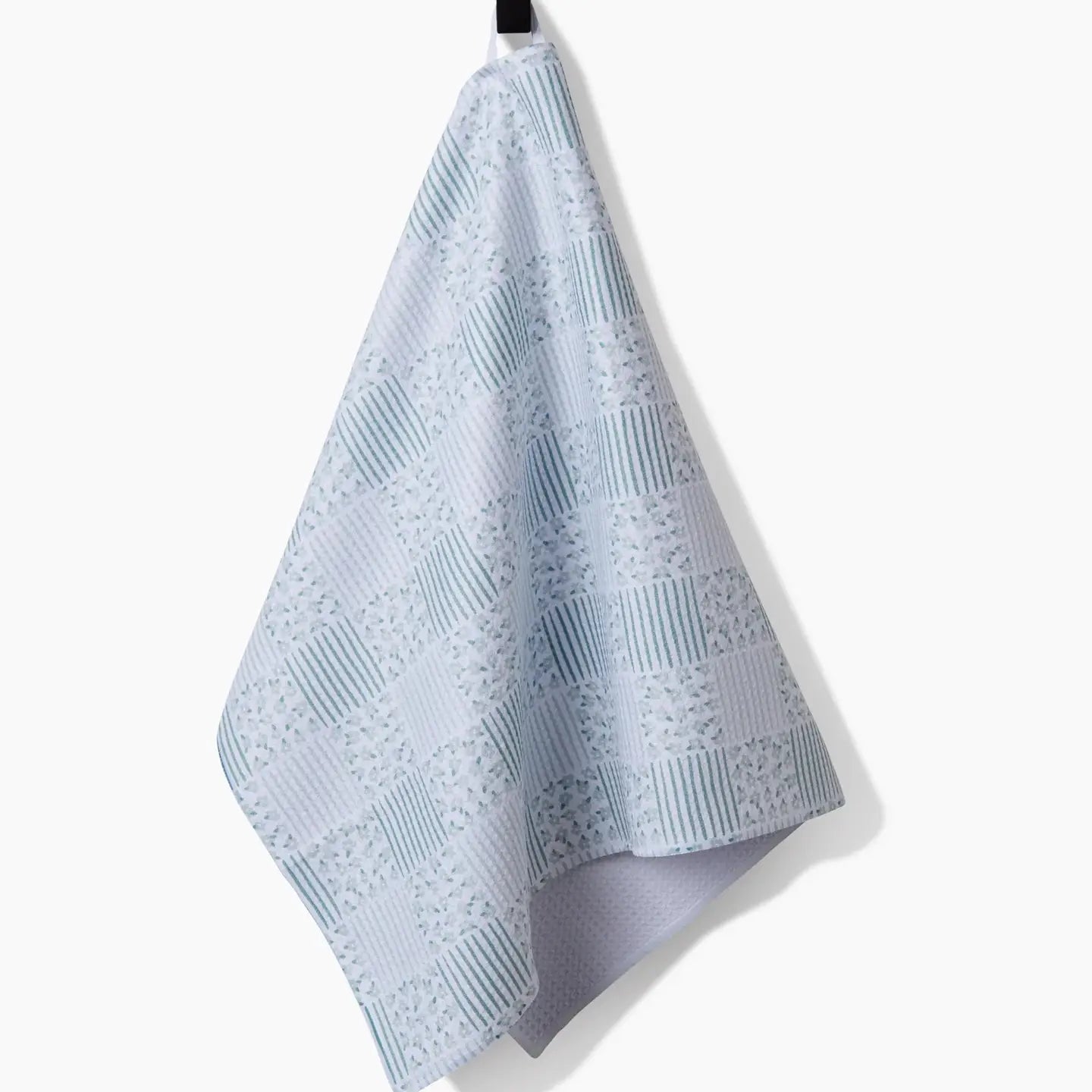 Geometry Mini Flowers and Stripes Tea Towel