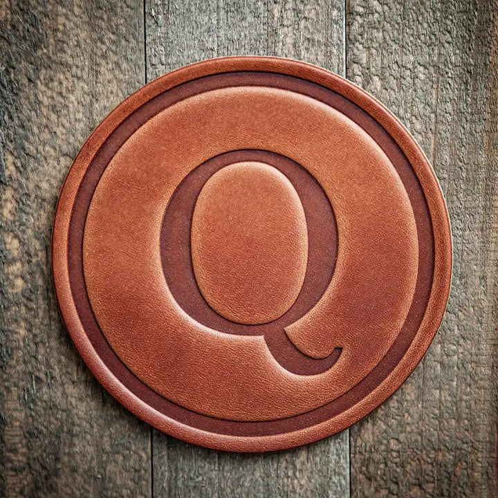 Monogram Leather Coaster