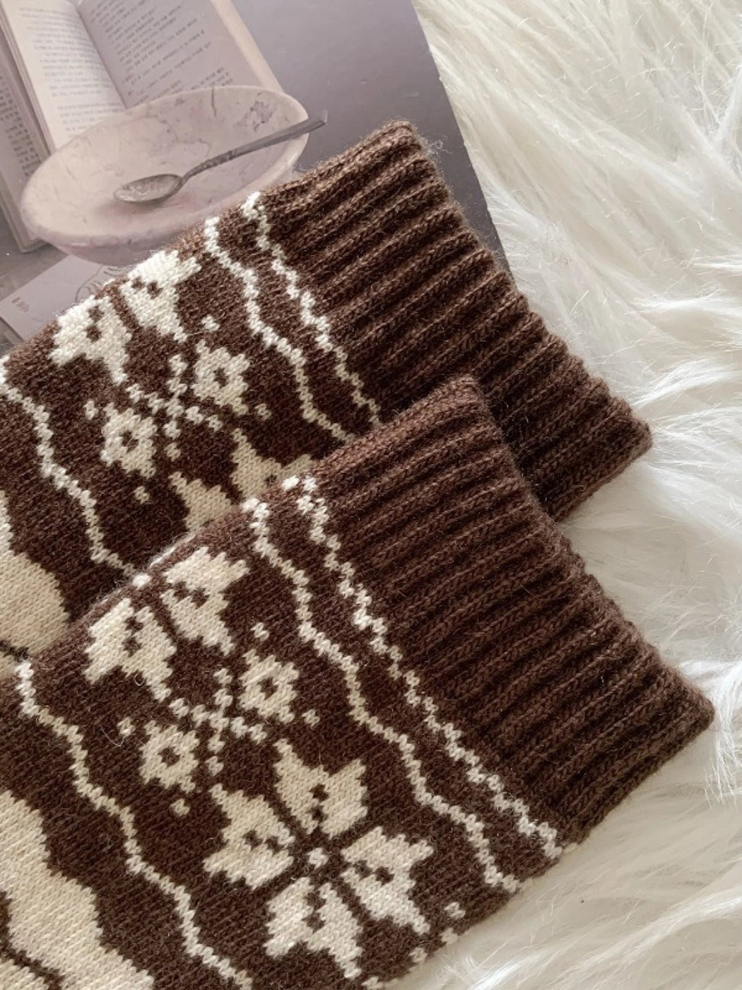 Snowflake Mid-calf Socks