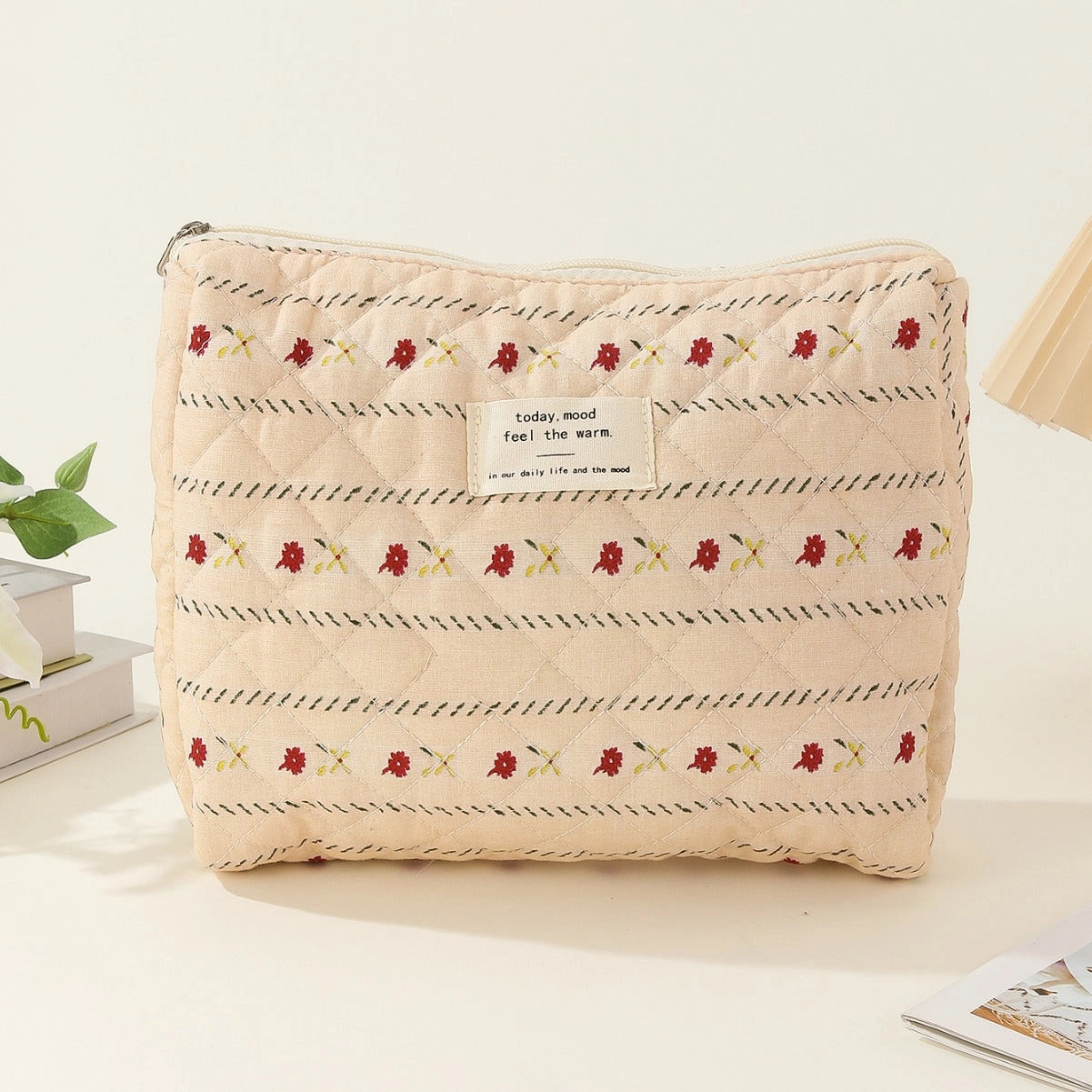 Midi Floral Cosmetic Bag