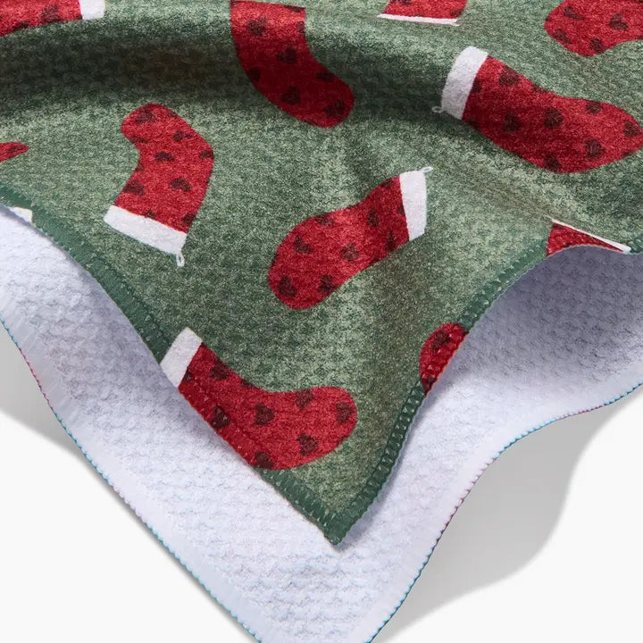 Heart Stockings Geometry Towel