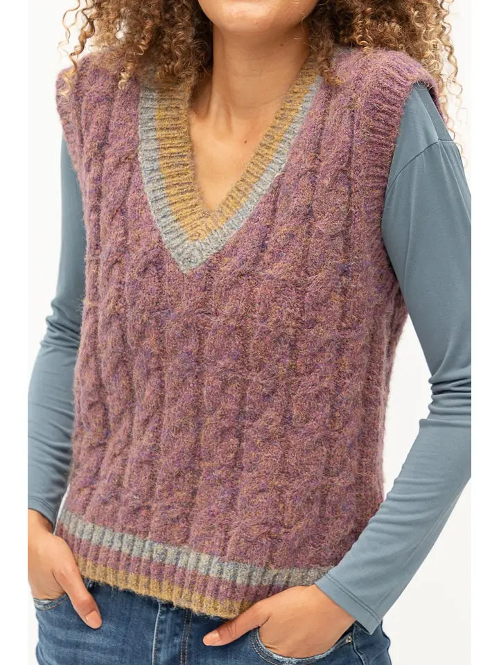 Violet Sweater Vest