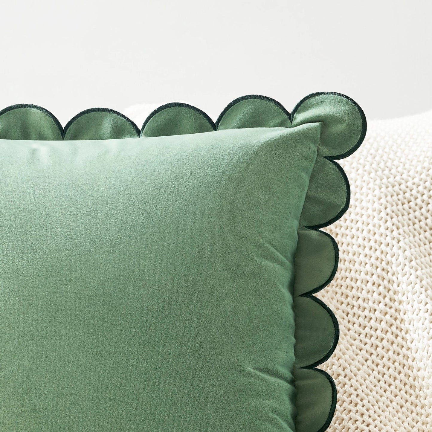 20" Bri Green Pillow Cover