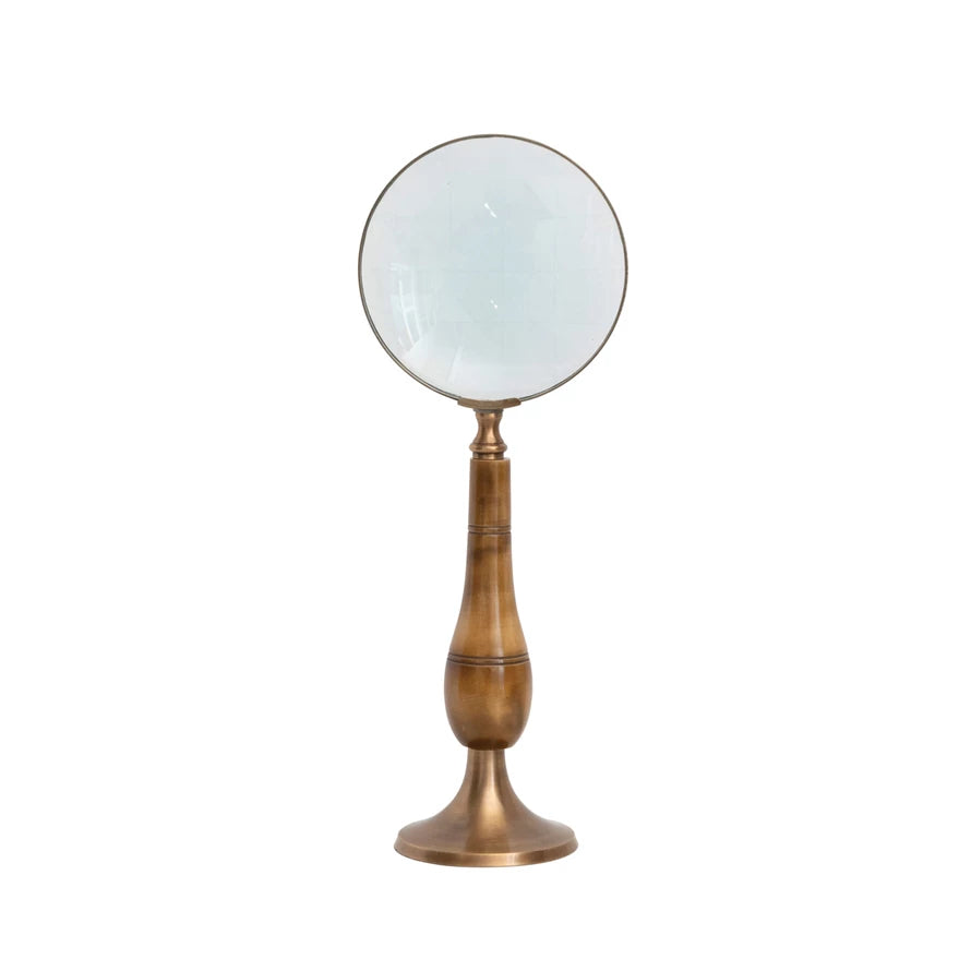 Brass & Horn Magnifying Glass