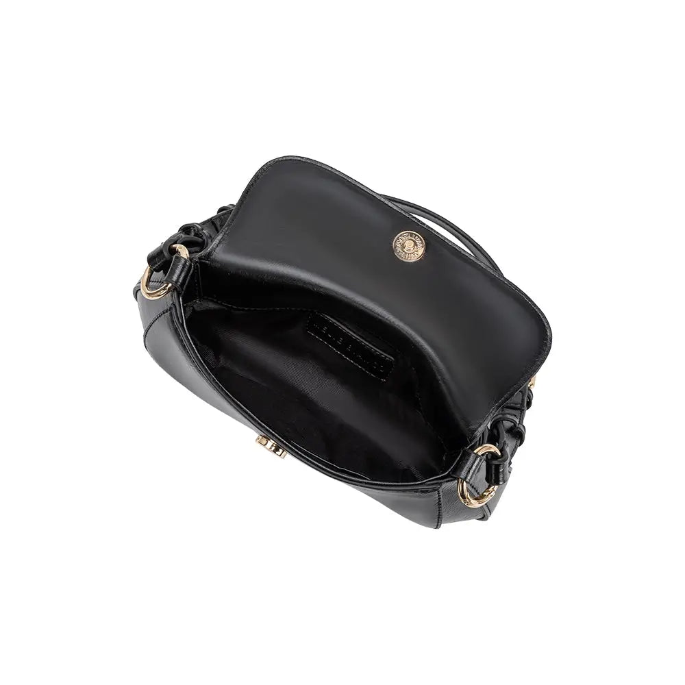 Amari Black Vegan Shoulder Bag