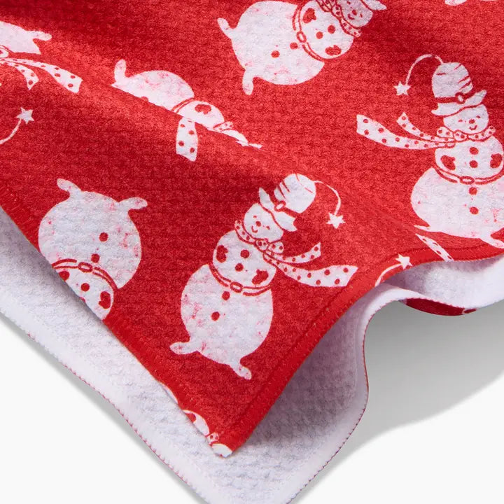 Smiley Frosty Geometry Towel