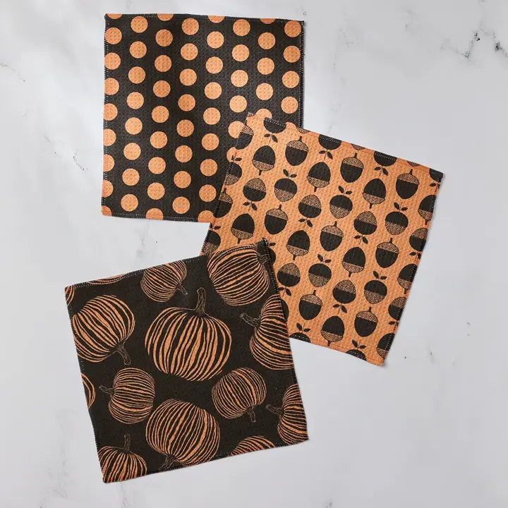 Autumn Noir Dishcloth Set