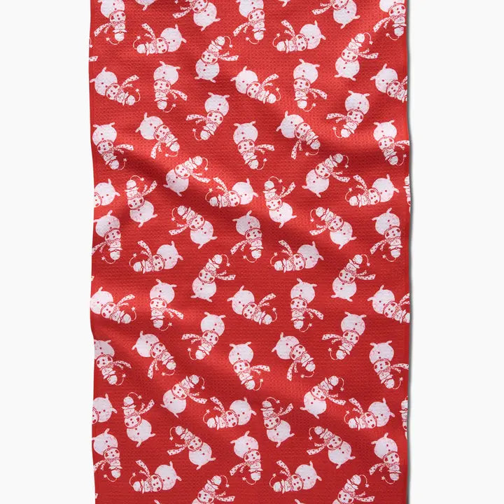 Smiley Frosty Geometry Towel