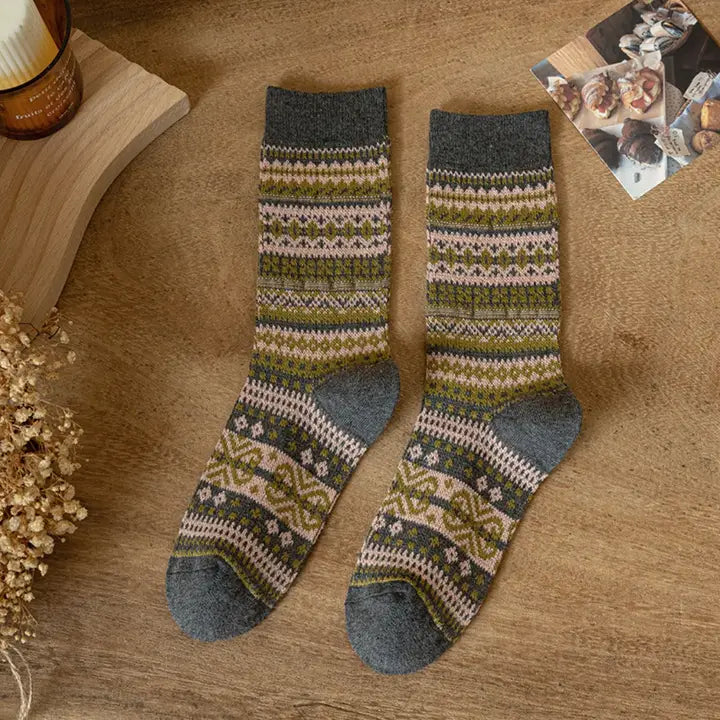 Geometric Pattern Socks