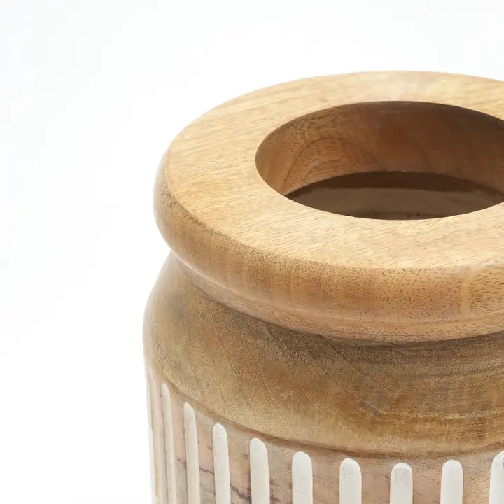 11x12 Wood Vase