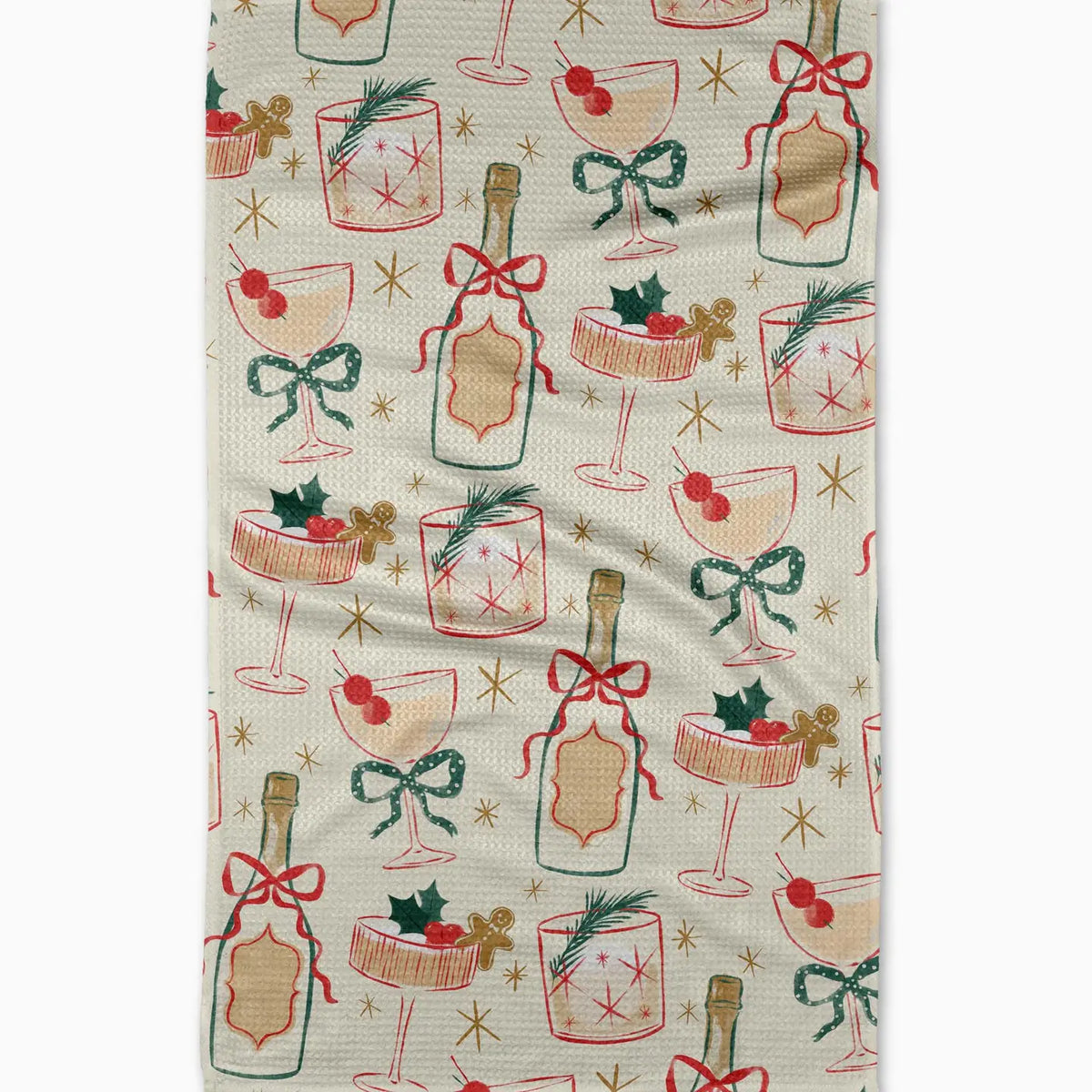 Christmas Cocktail Tea Towel