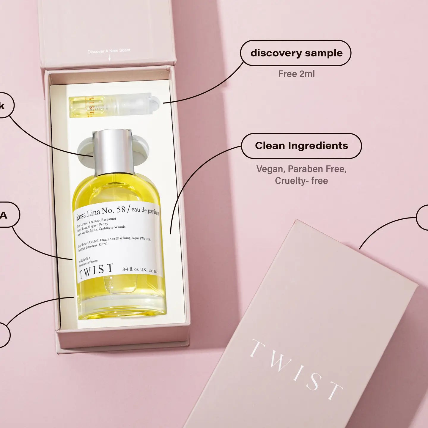 Twist Rosa Lina No 58 Inspired by Marley Delina