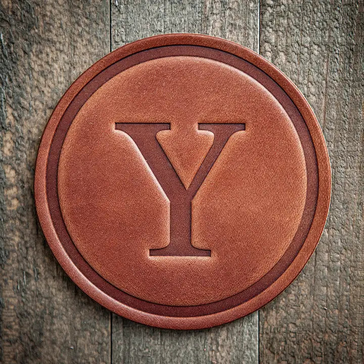 Monogram Leather Coaster