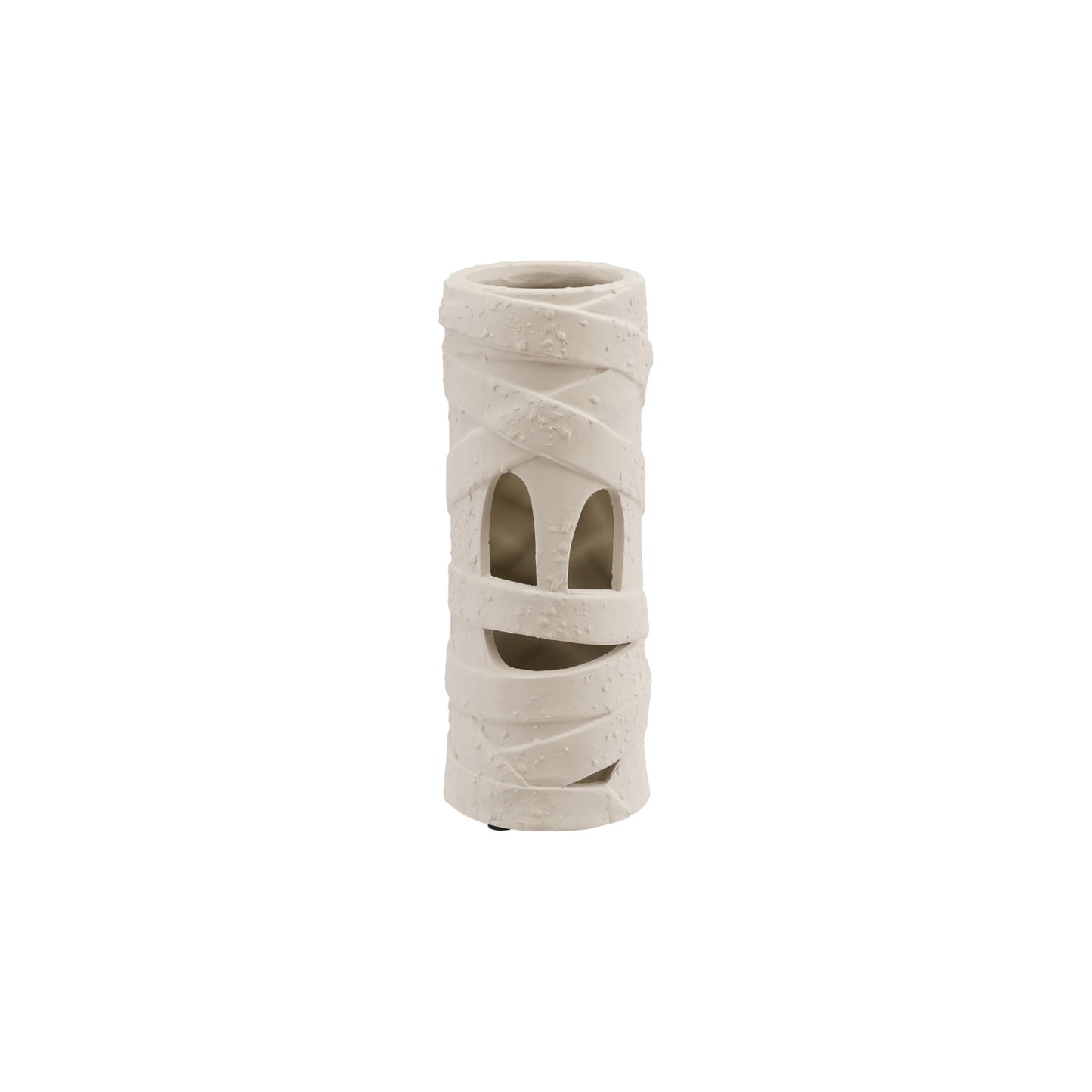 Terra-cotta Mummy Lantern with Cut-Outs