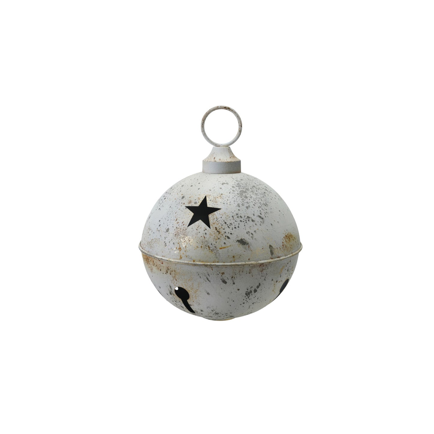 16" Metal Bell with Star Cut-Outs