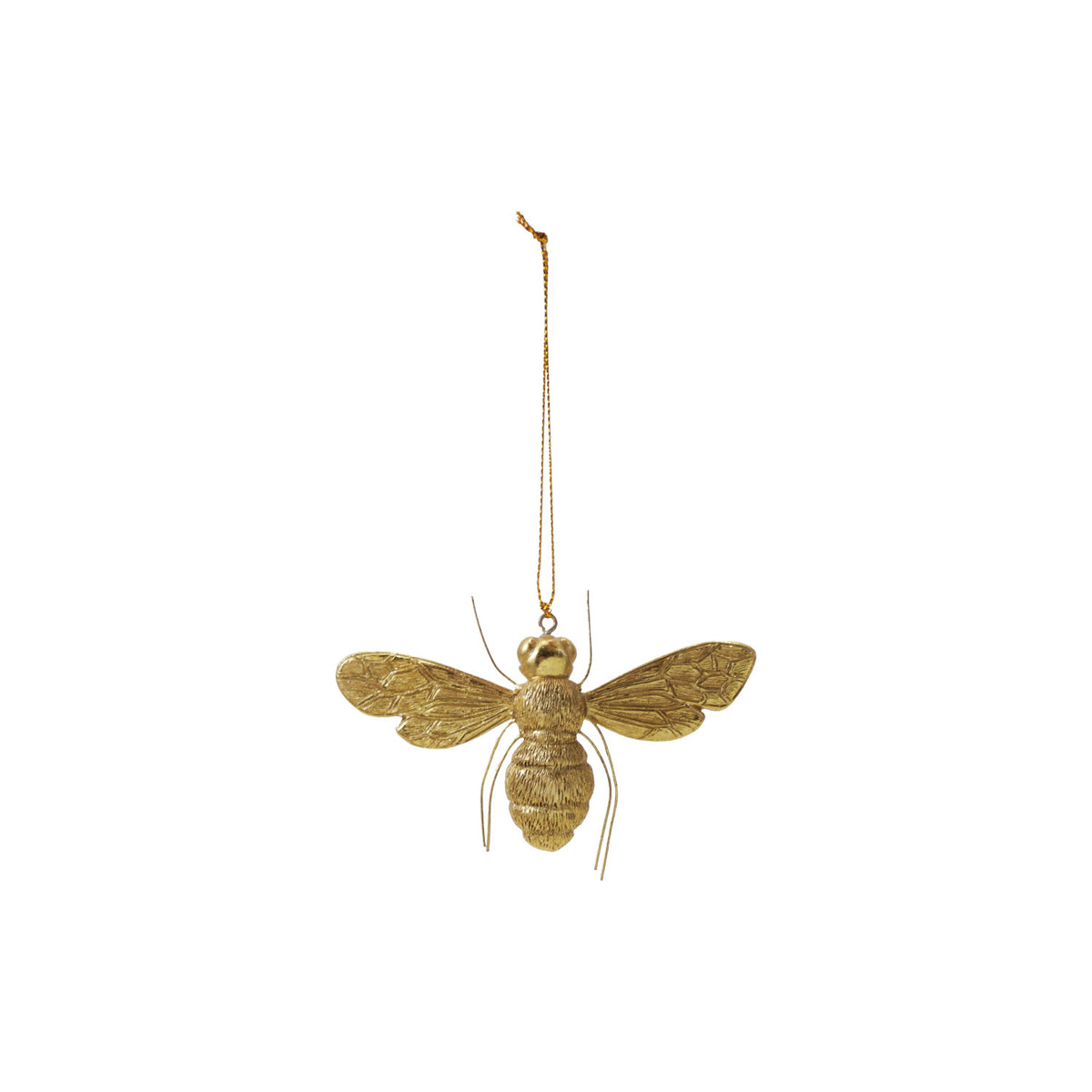 2-3/4"H Resin Bee Ornament with Wire Legs
