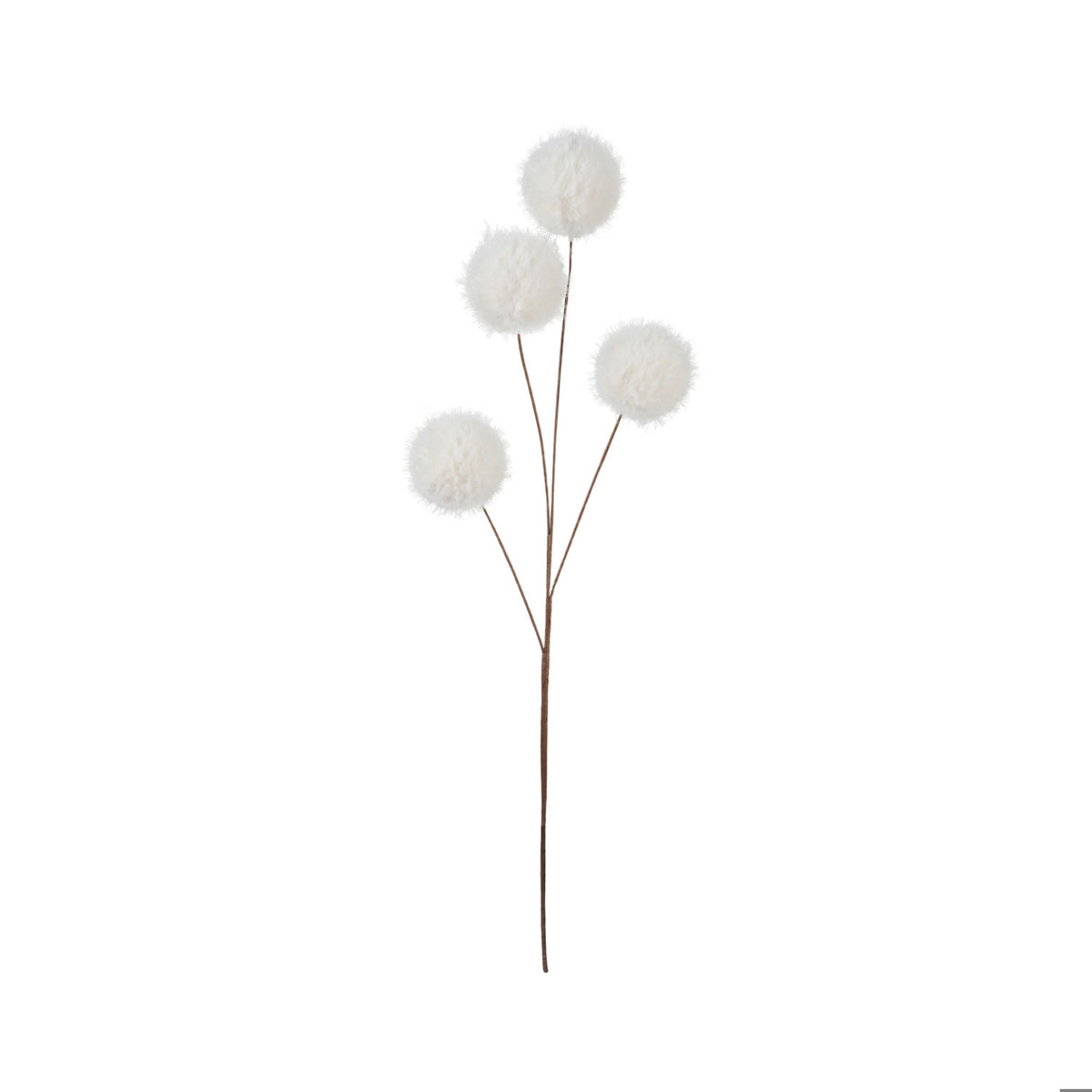 24" Faux Fur Snowball Pick