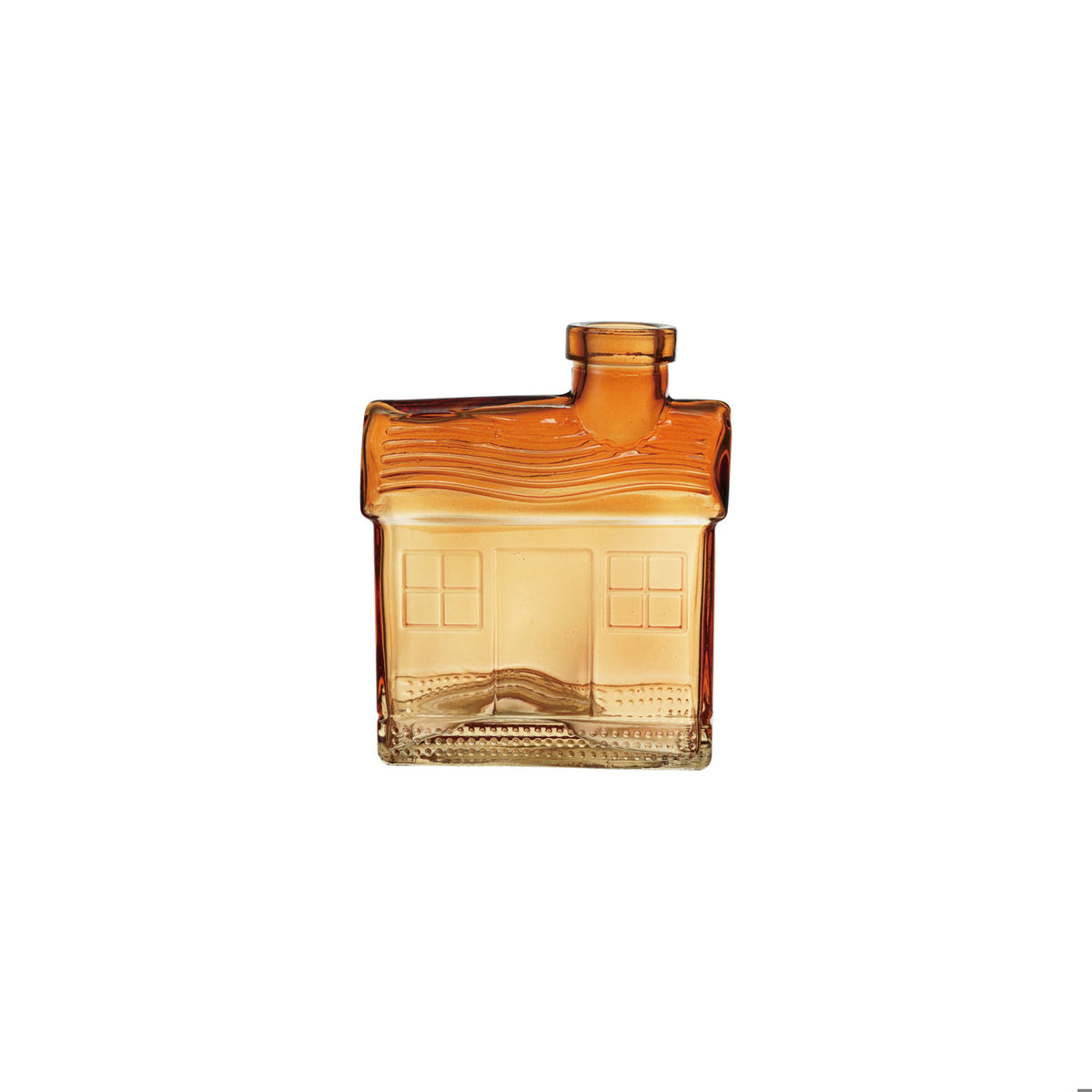 Glass House Shaped Taper Holder/Vase