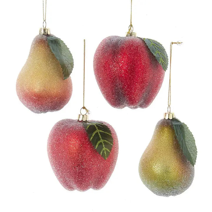 3.5" Pear/Apple Ornament