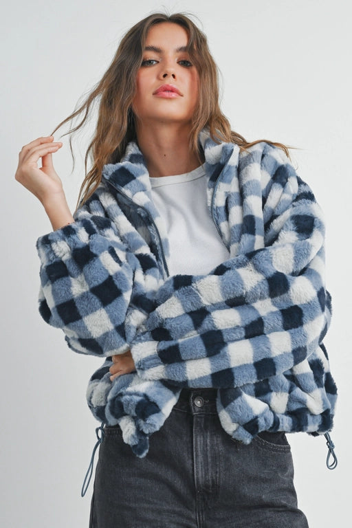 Drop Shoulder Check Jacket