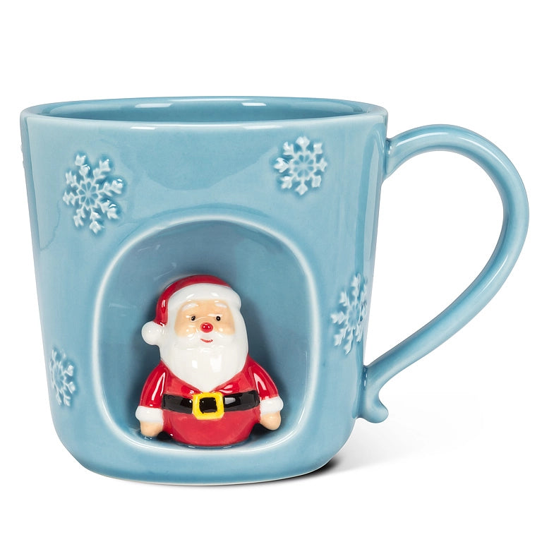 Snowflake Mug with Holiday Character