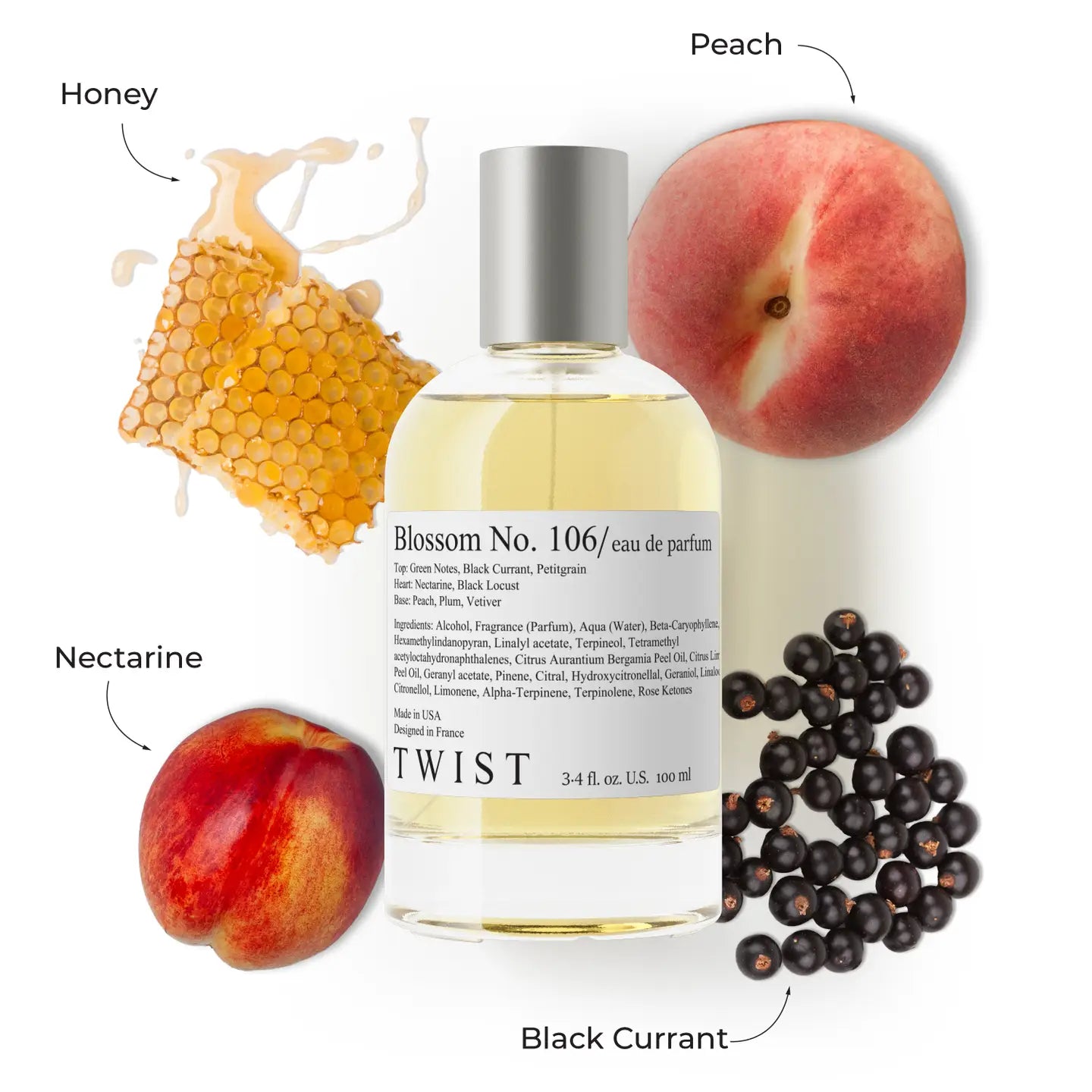 Twist Bloom No 106 Inspired by JM Nectarine & Honey