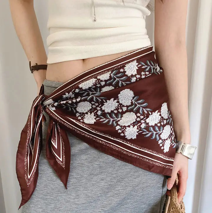 Floral Print Scarf