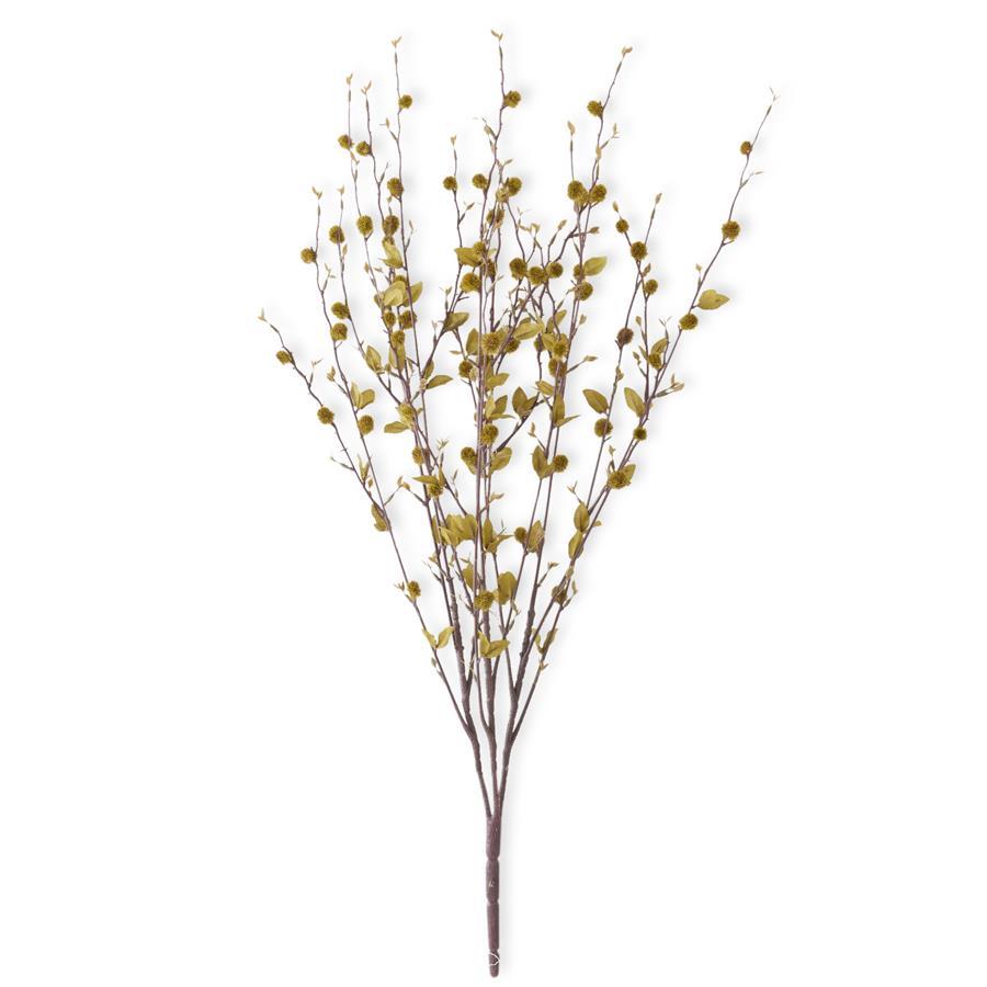 Green Pussy Willow Spray 28"