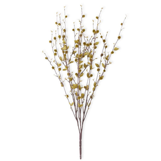 Green Pussy Willow Spray 28"