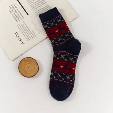 Cozy Soft Christmas Jacquard Socks