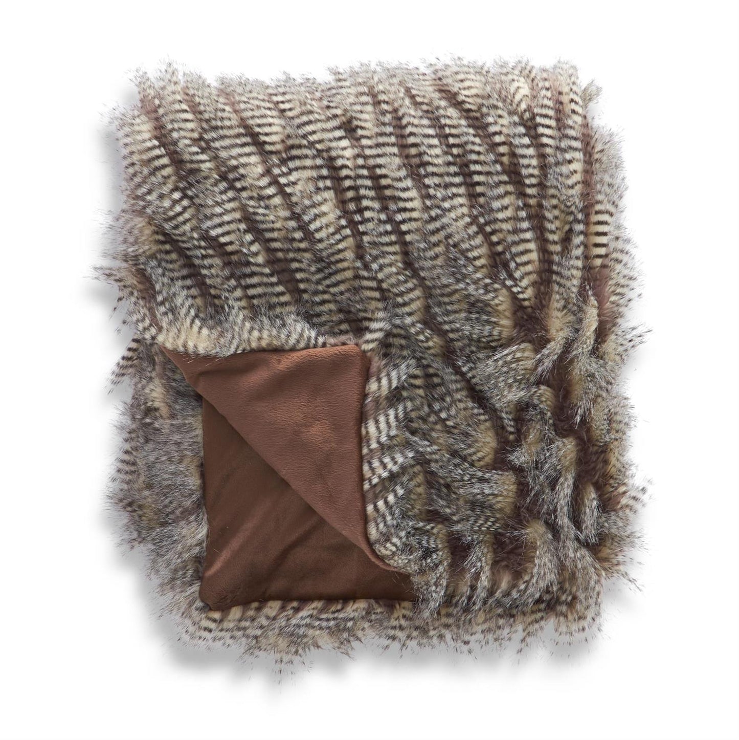 63" Faux Fur Blanket