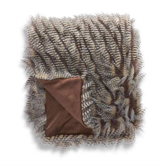 63" Faux Fur Blanket