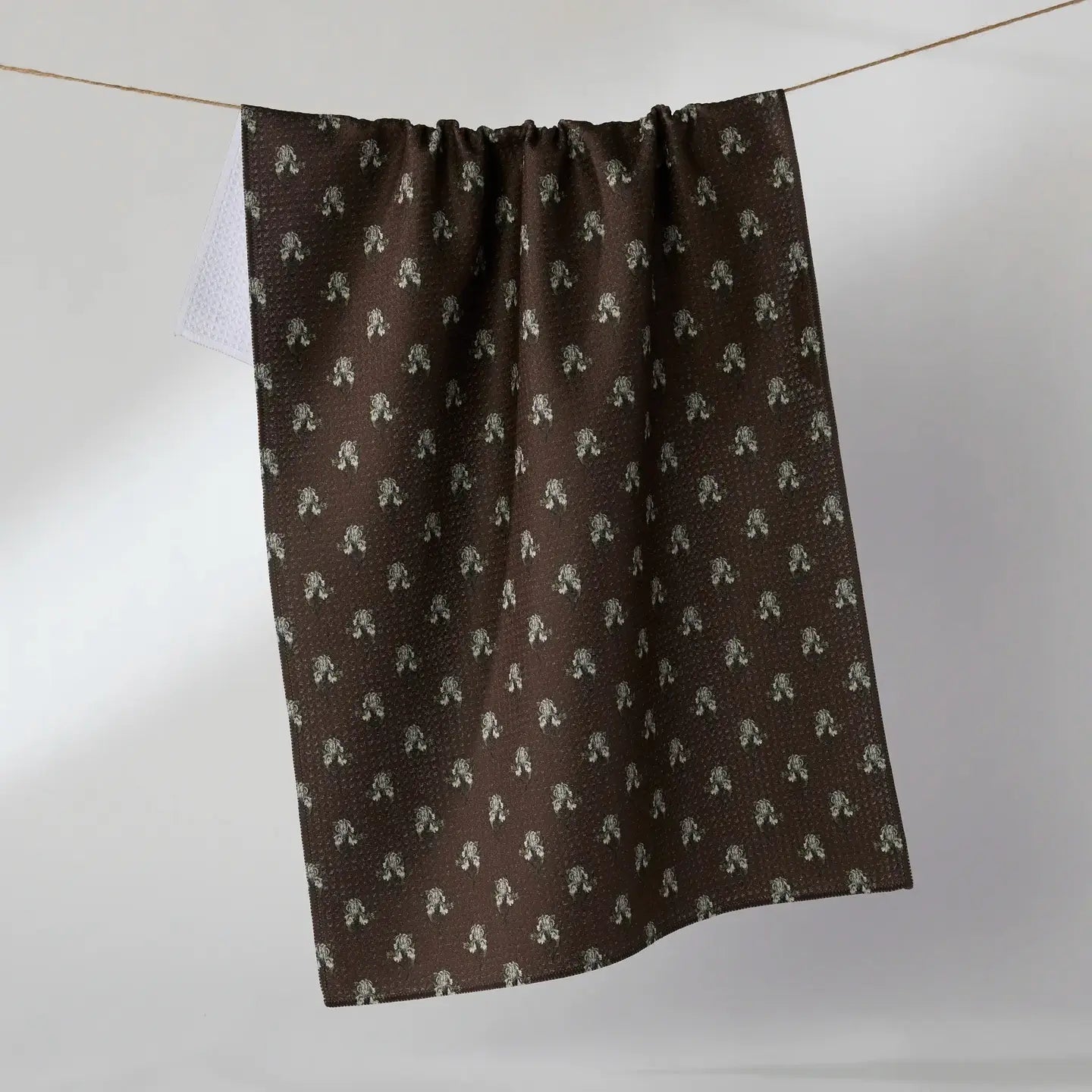 Foraged Tea Towel- Brown