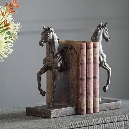 Trotting Horse Bookends