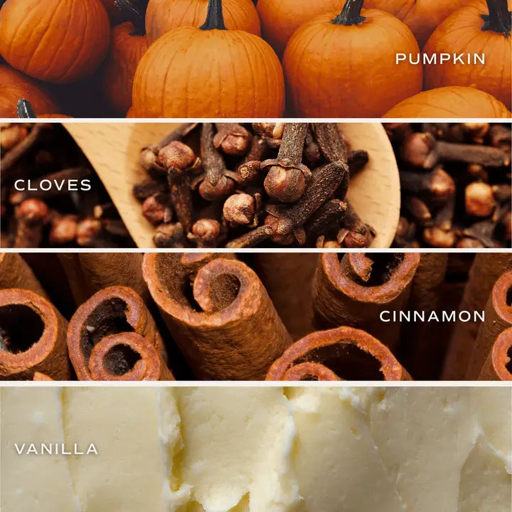 Pumpkin Spice 12oz Boxed Plaid Soy Candle