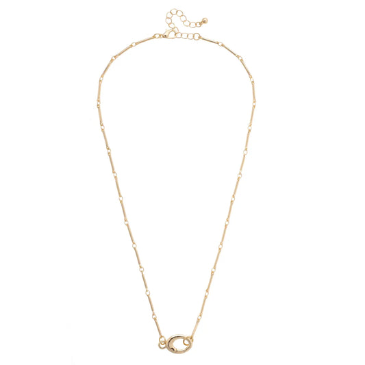 Dolly Delicate Link Charm Necklace Base